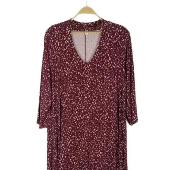 BOUTIQUE Polka Dot Printed Choker Neck Swing Dress - Picture 3 of 9